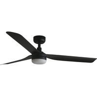 Faro Punt Ventilateur de plafond LED Punt 132 cm Noir mat CCT
