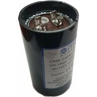 Anlaufkondensator für Einphasenmotoren 125–160 µF, 330 V AC – Klemmenanschluss – Lebensdauer 12.500 bis 50.000 Schaltzyklen – CDI 125–160 µF
