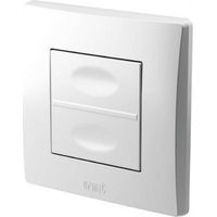 Mando mural urmet captiv Zigbee negro 2 botones