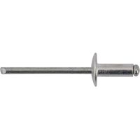 RIVETTO A STRAPPO IN ALLUMINIO 4,0 x 13 - Ø testa 10 cf. 50 pz - Blister Koncreto