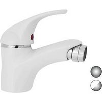 MONOCOMMANDE BIDET SÉRIE MARZIA Dimensions : Blanc mat-Chrome