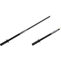 SEFRAM Percha telescópica aislada ajustable 49-85 cm negro gris