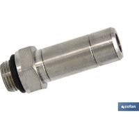 Glatter männlicher zylindrischer Niq.T-10 R-1/8 Spike aus Messing