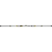 Stanley – Niveau à bulle extrême 180 cm – Précision 0,5 mm/m – Fioles agrandies pour meilleure visibilité – Caoutchouc amovible