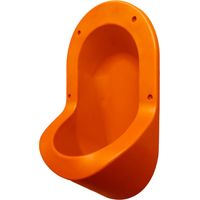 Urinoir sans eau TI'PI encastrable orange