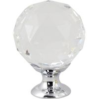 Cabinet Pull Knob Crystal Glass Ball Handles Wardrobe Handles Cabinet Hardware 20-