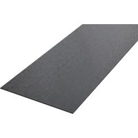 Dekorative Wandleiste aus Edelstahl 20 mm x 900 mm - Schwarz Satiniert