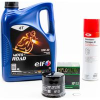 Kit Entretien Vidange pour DUCATI 888 SPS de 1992 - ELF MOTO 4 ROAD 10w40 4L