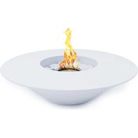 Santorini - Bioethanol-Holzboden-Kamin � 60xH15 cm, weiss
