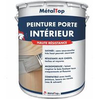 Peinture Porte Interieur - Bleu clair - RAL 5012 - 15 L - Métaltop