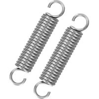 Ressort de Traction 80mm Ressorts de Tension avec Crochets Ressorts en Acier Inoxydable Diamètre du Fil 2,5mm Diamètre Extérieur 16mm Force 19KG 2 Pièces