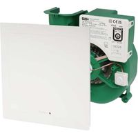 Helios Ventilatoreinsatz ELS NFC F, mit Fassade, Volumenstrom 7,5-100m3/h, Feuchtesensor, Timer, Intervallfunktion
