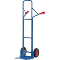 Fetra Stahlrohrkarre Höhe 1600 mm, Schaufel 300x480mm Polyurethanbereifung