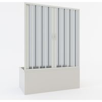 Pare-baignoire douche pliante en pvc réductible réversible h 150 mod. Ibisco avec ouverture Centrale 160 cm