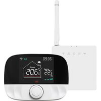 Termostato WIFI + RF Protocollo WIFI 2.4G + RF 433MHZ TUYA, Smart Life Riscaldamento Caldaia a Gas,Riscaldamento Pavimento Con Acqua 5A 95-240V 50/60Hz IP20