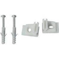 FIXATIONS EN PVC POUR ACCESSOIRES SÉRIE LINEA