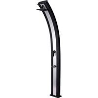 Douche solaire extérieure 40L – Aluminium noir RAL9004 – Mitigeur intégré – Hauteur 224 cm – SS0970BLACK – Starmatrix