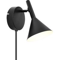 Applique murale Kelvis Métal Noir , H. 19 - IP20 - GU10 / Nordlux Intérieur
