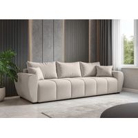 AX LIVING Malatya Big Sofa mit Schlaffunktion Schlafsofa in Beige 246