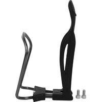Aluminum Alloy Adjustable Bike Water Bottle Cage Cycling Bike Bicycle Mount Holder AccessoryBlack