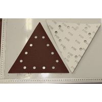Kit 10 triangoli abrasivi grana 100 280x280x280mm levigatrici da muro Scheppach