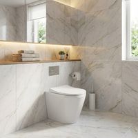 WC filomuro in ceramica con sedile softclose – Integra Round Vitra