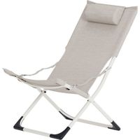 Seville Loungesessel beige.
