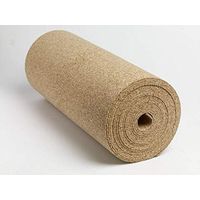QEM – Rouleau de liège haute densité 2mm – Isolation phonique – Sous-couche parquet 100cm x 5m – Pour espaces confinés