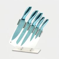 5-teiliges Küchenmesser-Set mit platzsparendem Messerblock Miss Gourmet