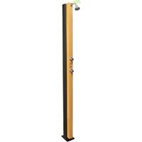Douche de piscine solaire Beige avec rince pieds 30L