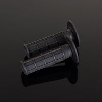 Puños Renthal MX Single Compound Full Diamond Firm, dureza OEM, un componente negro.