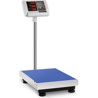 Plattformwaage für Lagerhallen, 40 x 50 cm, Netzteil + Batterie, 150 kg / 10 g