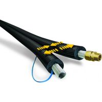 Comfort-Edelstahlwellrohr DuoSolar VA Dämmschichtdicke 14 mm Ring 20 m DN 16
