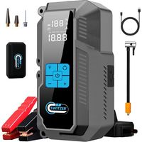 Car Jump Starter 3000A with Air Compressor 12V Battery Booster Power Pack Bank
