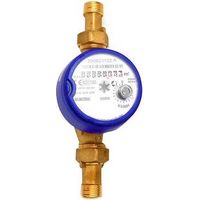 COMPTEUR D'EAU FROIDE T50 CADRAN SEC Dimensions : Diam. 20 - 3/4" L.130
