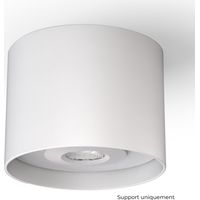 DECOCIEL Support installation saillie plafond béton - Coloris Blanc pour CANIS / DRACO / TWO - D001W - SOLUM