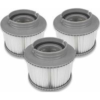 Filtre,Cartouches de Filtre de Piscine,Filtre Cartouches de Rechange de Filtre pour Baignoire,Spa,Piscine (3PCS)