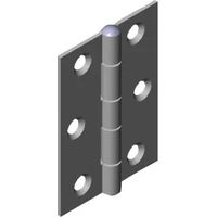 Peterscharnier monin 75x50 mm verzinkter Stahl robust