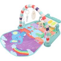 Tapis d'éveil musical portable Baby Kick Piano Soft 5 avec lumières pour bébés de 0 à 12 mois