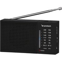 Radio Portátil Sunstech RPS412/ Negra