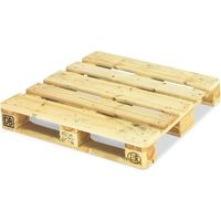 Palette bois EUROPE 120x80 cm – Épaisseur 22 mm – Norme EPAL – Charge jusqu'à 1200 kg – Pour stockage et transport – Provost