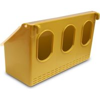GYC Comedero fЩr Perdices Cage, 3 Hohlrume, mit Anti -Booking -Deckel