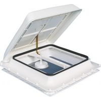 Lanterneau blanc Fiamma Vent 40x40 cm à manivelle pour camping-car