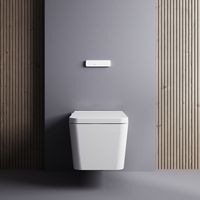 Mizubath -Water giapponese sospeso - Idromassaggio di pulizia - Asciugatura ad aria calda - Telecomando e pannello I Modello Isla display bianco