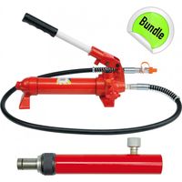 Handpumpe Hydraulik Richtsatz Druck Zylinder Presse Hydraulikzylinder 4 Tonnen