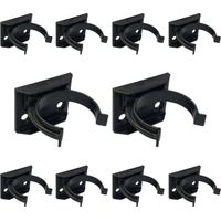 Cyclingcolors – Lot de 10 clips à visser pour plinthe meuble – Fixation rapide – Diamètre 31mm – Pour aluminium et PVC – Usage professionnel