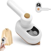 CCYKXA Mini fer à repasser à vapeur de voyage, pliable, portable, mini fer à vapeur, fer de voyage, fer à repasser de voyage, repassage sec et humide, avec réservoir d'eau de 50 ml, pour la maison et
