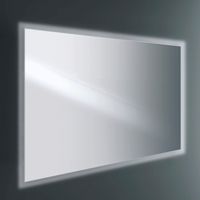 Lineabeta - Specchio LED Zenith 100x80cm senza telaio con luce