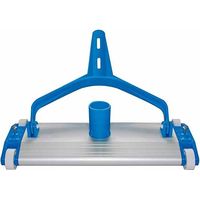 Pulitore per piscine con base in alluminio per la pulizia manuale del fondo delle piscine, clip da 450 mm terminale da 2