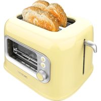 Cecotec Vertikale Toaster RetroVision Yellow